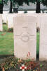 Headstone, Lijssenthoek Military Cemetery, Belgium (photo B.G. Knights, 2009) - No known copyright restrictions