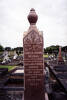 Image of memorial stone at Waikaraka Cemetery provided by Paul F. Baker December 2011. - No known copyright restrictions