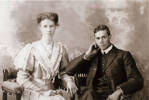 Portrait, Cecil Frank Booth (21485) with his sister, Florence Louise Roderick nee Booth (kindly provided by family) - No known copyright restrictions