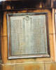 Auckland Grammar School War Memorial, Panel 1, bronze plaque, names Brown - Darrow (photo: P. Baker 2008) - No known copyright restrictions