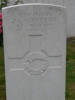 Headstone, Rue-Petillon Military Cemetery, closeup (kindly provided by S Perkins 2009) - No known copyright restrictions