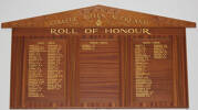 Roll of Honour, College Rifles, Rugby Union Football & Sports Club, Auckland (image I. Appleton July 2012) - No known copyright restrictions - No known copyright restrictions