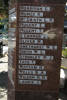 World War 1 Name panel, Newmarket War Memorial, Newmarket, Auckland (photo John Halpin, 28 May 2011) - CC BY John Halpin