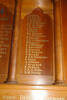 Detail, name panel, Roll of Honour, Holy Trinity Church, Devonport (photo J. Halpin, 2013) - No known copyright restrictions