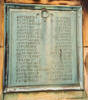 Auckland Grammar School War Memorial, Panel 1, bronze plaque, names McArthur - O' Connor (Photo P. Baker 2008) - No known copyright restrictions