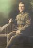 Portrait, seated, tinted image - No known copyright restrictions