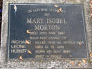 Detail, Family grave memorial, his mother's grave, Mangere Lawn Cemetery (photo Sarndra Lees January 2012) - Image has All Rights Reserved.