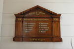 Roll of Honour, WW1, Christ's Church (Anglican), Russell (photo J. Halpin November 2010) - No known copyright restrictions