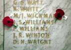 Auckland War Memorial Museum, Hall of Memories. Vietnam Names Watt - Wright - This image may be subject to copyright
