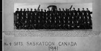 Class photo No.4 Solo Flight Training School Saskatoon, Saskatchewan, Canada 1941, supplied by Mr. Leslie Adams of Hamilton in 2001 - This image may be subject to copyright