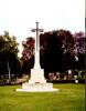 Cross of Sacrifice, Belgrade War Cemetery (photo donated by the family of airman G. Fisher 1998). - This image may be subject to copyright