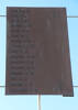 Takapuna War Memorial WW2 name panel 4 (photo John Halpin, July 2013) - CC BY John Halpin