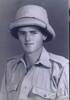 Portrait, in uniform and wearing pith helmet - This image may be subject to copyright