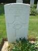 Headstone, Forli Cemetery (photo Gabrielle Fortune 2008) - Image has All Rights Reserved