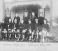 Group photograph: Auckland Hockey Club v. Whangarei Reps. hockey teams 1905. Back row from left: V.C. Kavanagh, S. Sarah, A.J. Whitley (line umpire), A.O. Horspool, G.S. Cowper; Front Row from left: W. Brook-Smith, J. Jessup, J.E. Lepine, A. Reid (captain), C.L. Eastgate, P.F. Lepine, E.G. Whitley. The match between Auckland Hockey Club and Whangarei Reps. was played at Whangarei on 17 August 1905. It was won by Auckland, 2 goals to nil. - No known copyright restrictions
