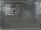 Name panel, World War II, detail of Honour Roll, Onehunga War Memorial Swimming Pool (photo John Halpin, March 2012) - CC BY John Halpin