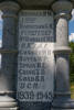 Drury-Runciman War Memorial name panel beginning with Bremner (image J Halpin 2010) - This image may be subject to copyright