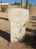 Headstone, Halfaya Sollum War Cemetery, Egypt (photo B. Coutts, 2009) - This image may be subject to copyright