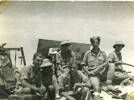 Group, WW2, A2 Gun Crew, 27th Battery, NZA. taken on the Alam Nayil Ridge: personnel: J. Christiansen, Earle Cross, L. Garland, E. Allen, R. Lovatt, Sydney Smiley - This image may be subject to copyright