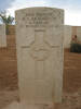 Headstone, Knightsbridge War Cemetery, Libya (photo B. Coutts, 2009) - This image may be subject to copyright