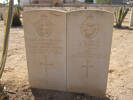 Dual grave, Halfaya Sollum War Cemetery, Egypt (photo B. Coutts, 2009) - This image may be subject to copyright