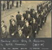 Airmen, marching down Quay Street, Auckland to RMS Aorangi 29 January 1941, the day before sailing to Canada (Photograph from the collection of Ronald (Torchy) Moore (NZ404554)) - This image may be subject to copyright