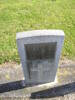 Gravestone, Featherston Cemetery (photo kindly provided by Adele Pentony Graham) - No known copyright restrictions