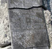 Inscription, family memorial, Linwood Cemetery, Christchurch (Photo Sarndra Lees, 2009) - Image has All Rights Reserved.