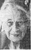 Portrait from newspaper obituary 25 October 1986. - This image may be subject to copyright