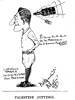 Cartoon by Bob Marchant, Palestine 6 September 1917, of E.J. (Pat) Foley taken from Chronicles of NZEF, 3 October 1917, p.87. - No known copyright restrictions