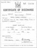Certificate of Discharge (WW1) issued to Harry Busby Jefferd - This image may be subject to copyright