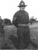 Portrait WW2, Percy Miller at Brunham Military Camp, Christchurch, new Zealand - This image may be subject to copyright