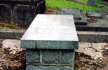 Gravestone, Purewa Cemetery (photo Paul Baker 2008) - No known copyright restrictions