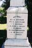 40th Regiment name panel, Rangiriri Memorial, Rangiriri Cemetery - No known copyright restrictions