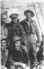 Group of soldiers on deck Crete 1941 L-R Back Harold, Peter, Bob Davis back right. Annotation on the back of the photograph: To Bob, Reminder of a not too pleasant voyage, sincerely Pete P. Coming from Crete, a mate of mine took the snap. Rough but ready Crete 1941. Photograph scanned from a photocopy. - This image may be subject to copyright