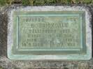 Image of Gravestone at Waikaraka Cemetery provided by Paul Baker March 2013 - No known copyright restrictions