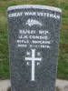 Image of gravestone at Karori Cemetery provided by Paul Baker December 2012 - No known copyright restrictions