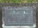 Image of Gravestone at Waikaraka Park Cemetery, Auckland provided by Paul Baker March 2013 - No known copyright restrictions