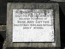 Images of gravestone at Sydenham Cemetery provided by Sarndra Lees 2011 - Image has All Rights Reserved.