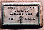 Headstone, Waikumete Cemetery (image Paul Baker) - No known copyright restrictions