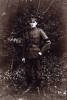 Thomas Paterson fulllength, in uniform, wearing armband - No known copyright restrictions