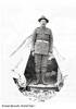 Ernest Murcott, full length standing on the pallet floor of an open tent - No known copyright restrictions