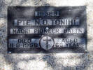 Image of Gravestone at Rotorua Cemetery provided by Paul Baker February 2013 - No known copyright restrictions