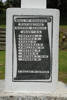 Detail, Roll of Honour, Matihetihe School War Memorial, Matihetihe, Mitimiti, Hokianga (photo J. Halpin November 2011) - This image may be subject to copyright