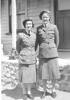 Mavis Reid on the right with her cousin Gloria Wright. - This image may be subject to copyright