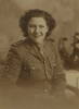 Portrait, Joyce Evelyn Ford in uniform, sepia tint - This image may be subject to copyright