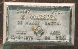 Headstone, Waikumete Cemetery - This image may be subject to copyright