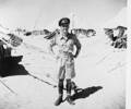 Lieutenant Arnold at HQ Helwan in 1942. - This image may be subject to copyright