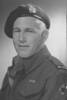 Portrait, Basil William Greenstreet, ribbons, sleeve patch, beret hat badge - This image may be subject to copyright