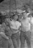 David Francis Martin on far right with shirt off. - This image may be subject to copyright